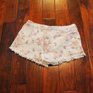 Target Floral Print Denim Shorts